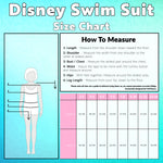 Disney Stitch Swimming Costume Girls One Piece Swimsuit - The Little Mermaid - Get Trend