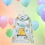 Disney Kids Hoodie - Baby Yoda Hooded Sweatshirt - The Mandalorian - Get Trend