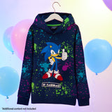 Sonic The Hedgehog Boys' Hoodies - Multicolored Hooded Sweatshirt for Kids - Get Trend