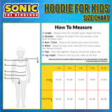 Sonic The Hedgehog Boys' Hoodies - Multicolored Hooded Sweatshirt for Kids - Get Trend