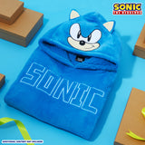 Sonic The Hedgehog Fleece Hoodie Blanket for Boys - Get Trend