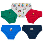 Marvel Boys Pants 5 Pack Cotton Briefs, Boys Underwear 5 Pack Multicolour - Get Trend