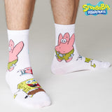 SpongeBob Mens Socks - Pack of 5 Crew Socks for Men - Get Trend