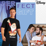 Disney Mens Pyjamas, Nightwear Set T-Shirt & Long Bottoms - Grumpy - Get Trend