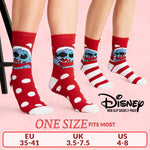 Disney Slippers Socks Women 2 Pack Fluffy Socks - Stitch - Get Trend