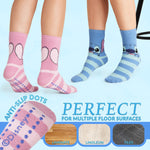 Disney Slippers Socks Women 2 Pack Fluffy Socks Non Slip - Stitch & Angel - Get Trend