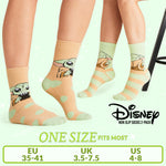 Disney Slippers Socks Women 2 Pack Fluffy Socks Non Slip - Baby Yoda - Get Trend