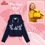 Disney Hoodie for Girls, Stitch  Sweatshirt, Fashion Top for Girls and Teens - Navy - Get Trend