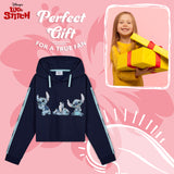 Disney Hoodie for Girls, Stitch  Sweatshirt, Fashion Top for Girls and Teens - Navy - Get Trend