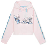 Disney Hoodie for Girls, Stitch  Sweatshirt, Fashion Top for Girls and Teens - Dusty Coral - Get Trend