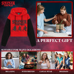 Stranger Things Cropped Hoodie for Girls - Get Trend