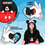 Disney Fleece Hoodie Blanket with Plush Toy for Kids - Mickey Mouse - Get Trend