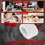 Stranger Things Fluffy Socks for Men - Grey and Red - Get Trend