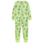 Disney Fleece Kids Onesie, Onesie for Kids - Green Baby Yoda - Get Trend