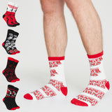 Stranger Things Mens Socks - Pack of 5 Crew Socks for Men - Get Trend