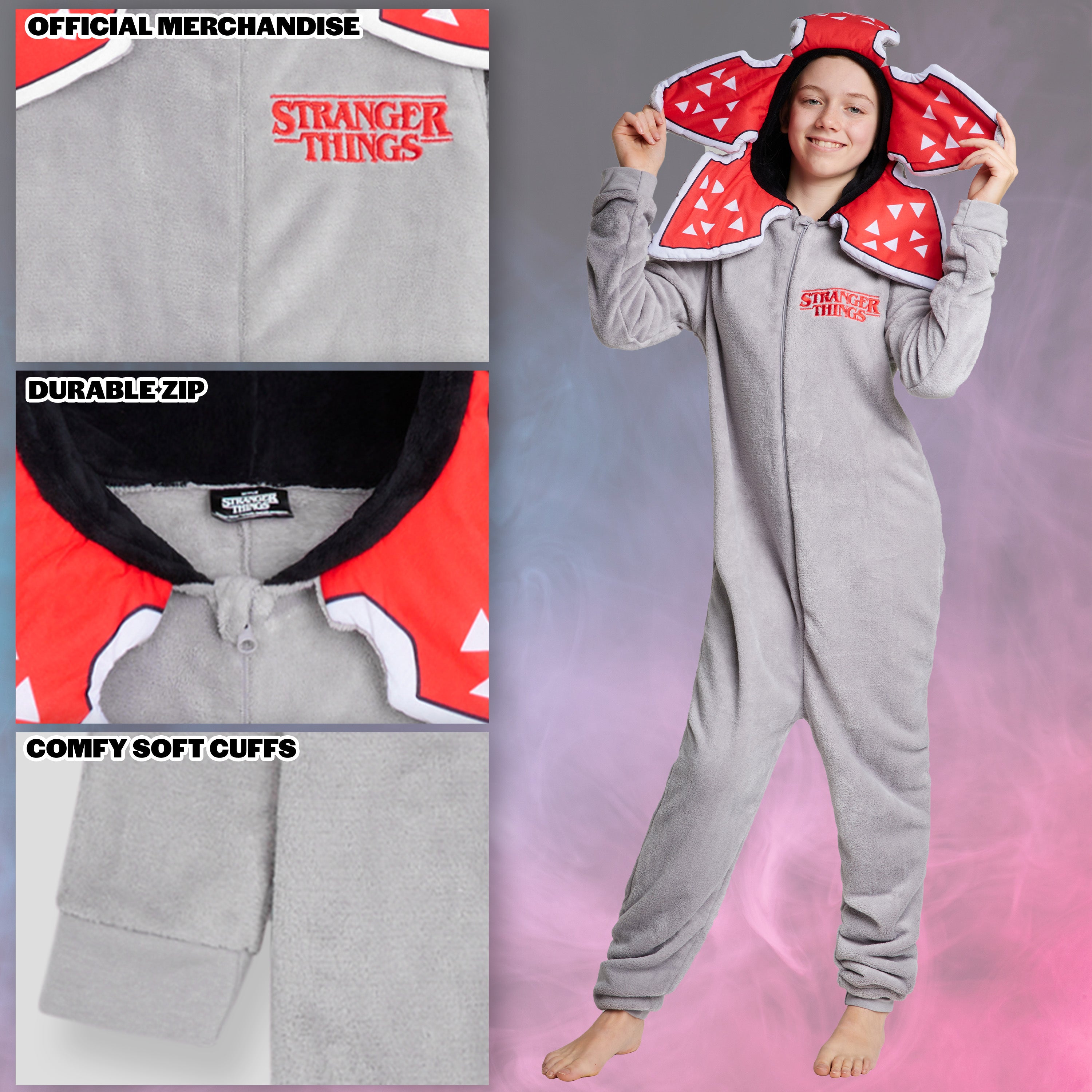 Stranger Things Fleece Onesie for Kids - Get Trend