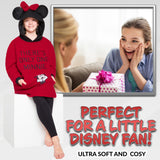 Disney Fleece Hoodie Blanket for Kids - Red Minnie - Get Trend