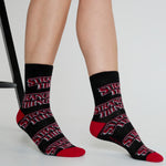 Stranger Things Ladies Socks - Pack of 5 Ankle Socks for Women - Get Trend