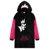 Disney Oversized Blanket Hoodie for Women  - Black Evil Queen - Get Trend