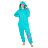 Disney Fleece Onesie for Kids - Turquoise Sully - Get Trend