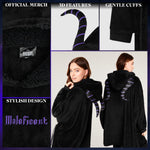 Disney Blanket Hoodie - Adults 2 in 1 Oversized Fleece Hoodie - Maleficent - Get Trend