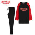 Stranger Things Womens Pyjamas Set - Long Sleeve & Bottoms Nightwear - Get Trend