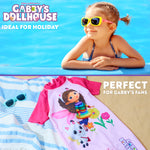 Gabby's Dollhouse Girls Swimming Costume - Long One Piece Swimsuit for Girls - Get Trend