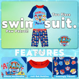 Paw Patrol Boys 2 Piece Swimwear Set for Kids - Beach, Pool, Holiday Essentials