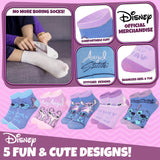 Disney Girls Ankle Socks, Soft and Breathable Socks Pack of 5 - Girls Gifts