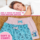 Disney Stitch Womens Short Pyjamas Set Soft Lounge Wear Pack of 2 Stitch Gifts