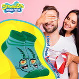 SPONGEBOB SQUAREPANTS Mens Ankle Socks, Soft and Breathable Socks Pack of 5