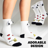 Brand: Peanuts Peanuts Snoopy Womens Fluffy Slipper Socks, Non-Slip - Gifts for Her