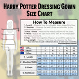 Harry Potter Womens Fleece Dressing Gown with Hood Pockets Tie Waist, Cosy Robe - Gifts for Her