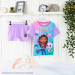 Gabby's Dollhouse Girls Short Pyjamas Set, Breathable Loungewear - Purple/Multi - Get Trend