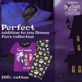 Disney Womens Long Pyjama Set, Cotton Breathable Loungewear - Gifts for Women