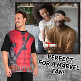 Marvel Deadpool and Wolverine Mens Pyjama Set, Soft Comfortable PJs Loungewear