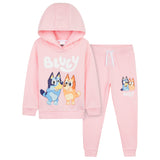 Bluey Girls Tracksuit Set, Comfy 100% Cotton Loungewear Activewear - Gifts for Girls