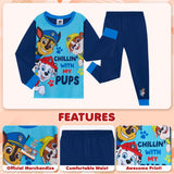 Paw Patrol Boys Long Pyjamas Set, Comfortable 2 Piece Nightwear Set - Boys Gifts