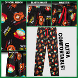 South Park Mens Pyjama Bottoms - Comfy PJs Loungewear Trousers - Funny Gifts for Him