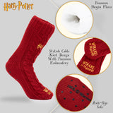 Harry Potter Slipper Socks, Women Knitted Fluffy Socks, Xmas Stocking Fillers