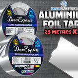 DECO EXPRESS Aluminium Adhesive Tape - Insulation Tape - 25 M, 4 Pcs - Get Trend