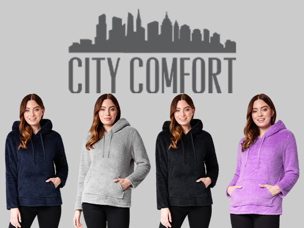 CityComfort Hoodies for Women - Fleece Hoodie for Women - Get Trend