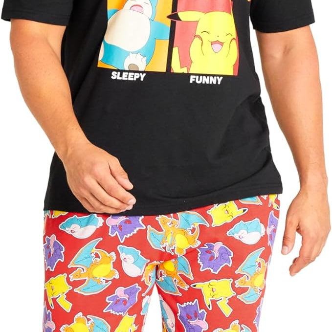 Pokemon Mens Pyjamas Set, Teenagers and Men's Nightwear - Get Trend