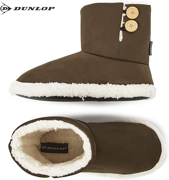 Dunlop Men's Slippers - Boot Slippers for Men - Get Trend