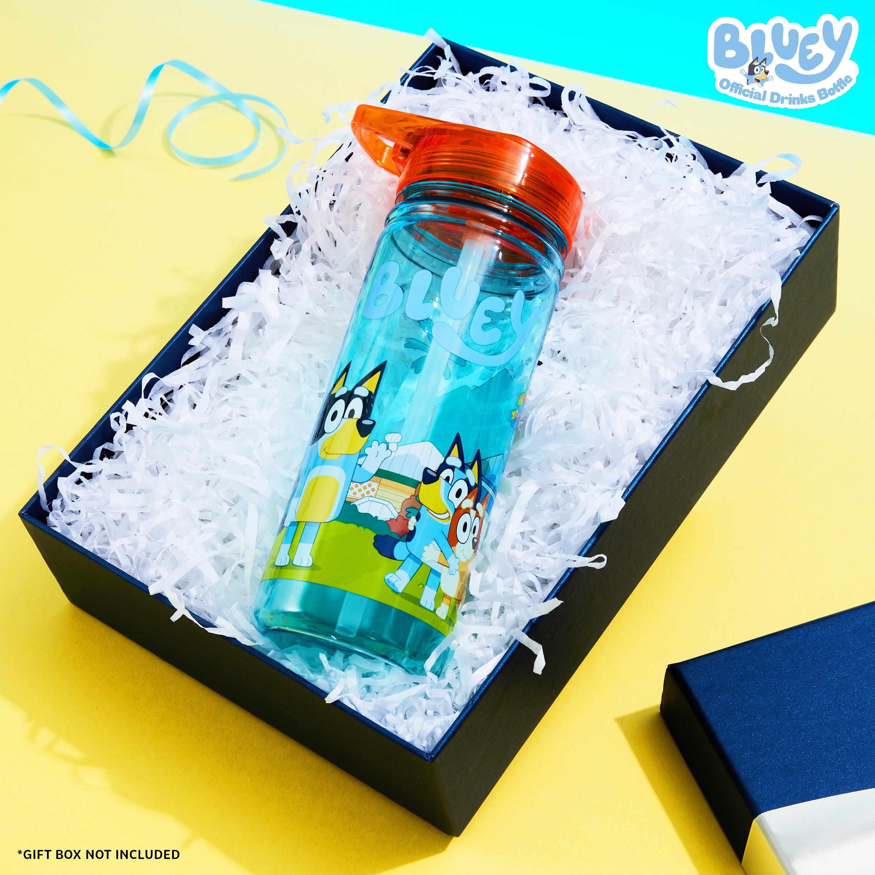 Bluey Water Bottle Kids 580ml Water Bottle with Straw BPA Free - Get Trend