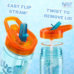 Bluey Water Bottle Kids 580ml Water Bottle with Straw BPA Free - Get Trend