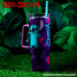 Disney Stitch Insulated Tumbler with Straw and Lid, 940ml - Stitch Gifts