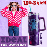 Disney Stitch Insulated Tumbler with Straw and Lid, 940ml - Stitch Gifts