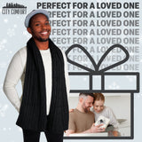 CityComfort Mens Knitted Scarf, Soft Cosy Winter Neck Scarf - Gifts for Men