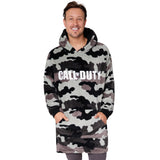 Call of Duty Blanket Hoodie for Men - Grey/CAMO - Get Trend